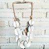 Mother of Pearl Necklace on Stand (W)