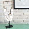 Mother of Pearl Necklace on Stand (W)