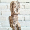 Wooden Ethnic Sitting People On Stand (W)