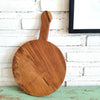 Round Shaped Teak Cutting Or Serving Board