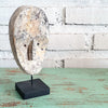 Natural Color Tribal Mask With Stand