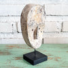 Natural Color Tribal Mask With Stand