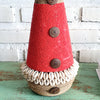 Beaded Shell Ethnic Wooden African Statue (W)