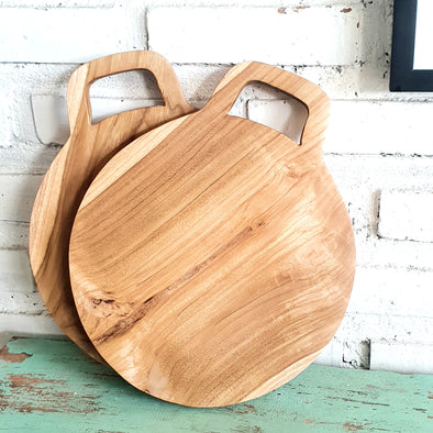 Round Shaped Teak Cutting Or Serving Board
