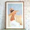 Abstrac Painting Frame (Natural)