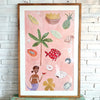 Abstrac Painting Frame (Natural)