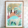 Abstrac Painting Frame (Natural)