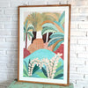 Abstrac Painting Frame (Natural)
