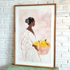 Abstrac Painting Frame (Natural)