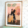 Abstrac Painting Frame (Natural)