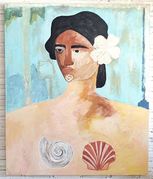 Coastal Muse Painting 150cm x 120cm