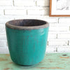 Antique Green Wooden Planter