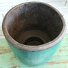 Antique Green Wooden Planter