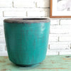 Antique Green Wooden Planter