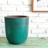 Antique Green Wooden Planter