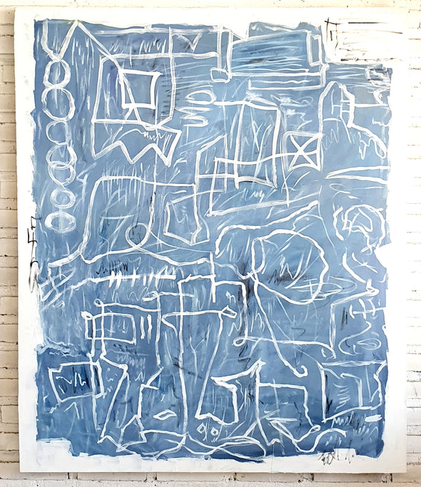 Abstract Lines Painting 150cm x 120cm
