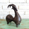 Wooden Goat Sculpture