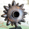 Wooden Tribal Sun Ornament