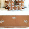 Palm Tree Embroidered Bed Runner