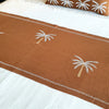 Palm Tree Embroidered Bed Runner