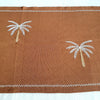Palm Tree Embroidered Bed Runner