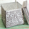 Balinese Aluminium Box Set of 4