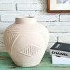 Textured Clay Vase
