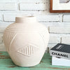 Textured Clay Vase