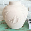 Textured Clay Vase
