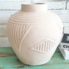 Textured Clay Vase