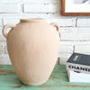 Dual Handle Clay Vase