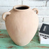 Dual Handle Clay Vase