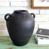 Dual Handle Clay Vase