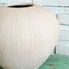 Textured Nude Clay Vase