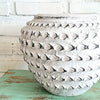 Rustic Textured Clay Vase