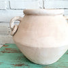 Rustic Clay Pot with Ring Handles