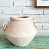 Rustic Clay Pot with Ring Handles