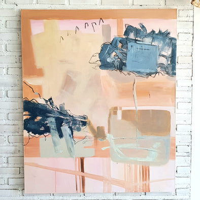 Blue Abstract Painting 150cm x 120cm
