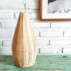 Tall Teardrop Rattan Lamp Shade