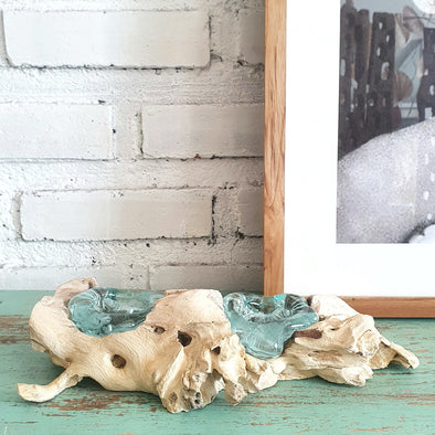 Driftwood Molten Glass Bowl