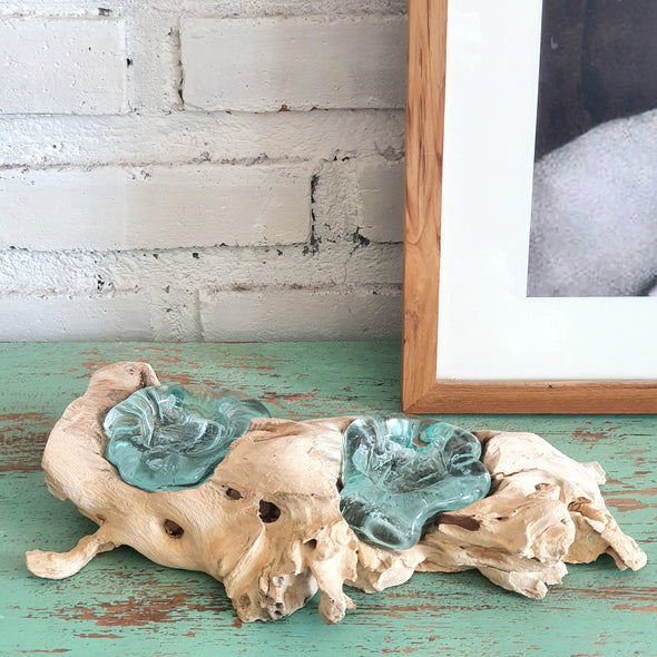 Driftwood Molten Glass Bowl