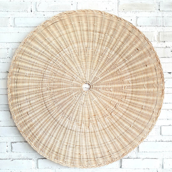 Round Rattan Wall Decor – Set of 3