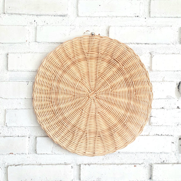 Rattan Plate Wall Decor