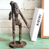 Rustic Wooden Farmer Statue