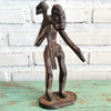 Rustic Wooden Farmer Statue