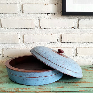 Wooden Bowl with Lid