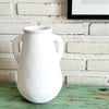 Minimalist White Pottery Vase