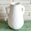 Minimalist White Pottery Vase