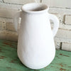 Minimalist White Pottery Vase