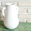 Minimalist White Pottery Vase